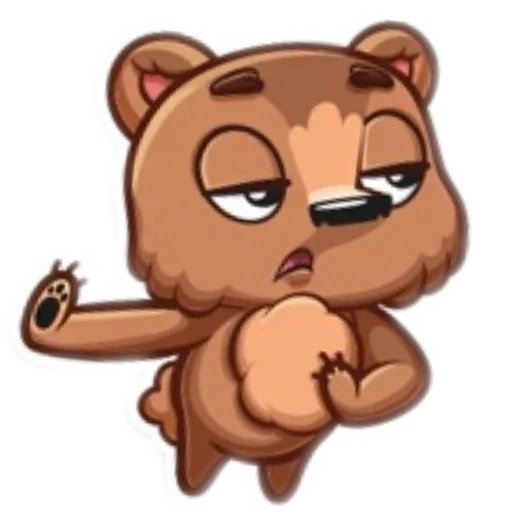 😠 Стикер «Мишки» для Telegram