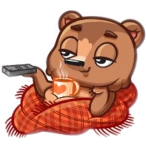 😌 Стикер «Мишки» для Telegram
