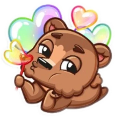 🥰 Стикер «Мишки» для Telegram