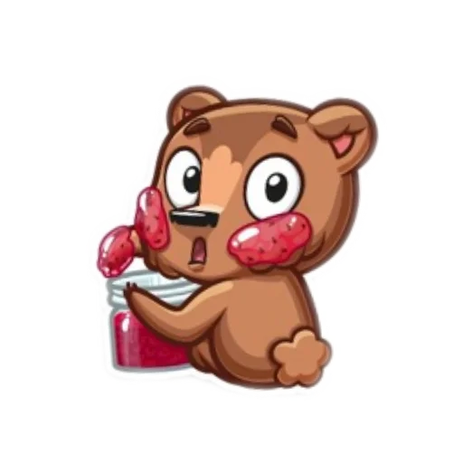 Стикерпак Мишки для Telegram