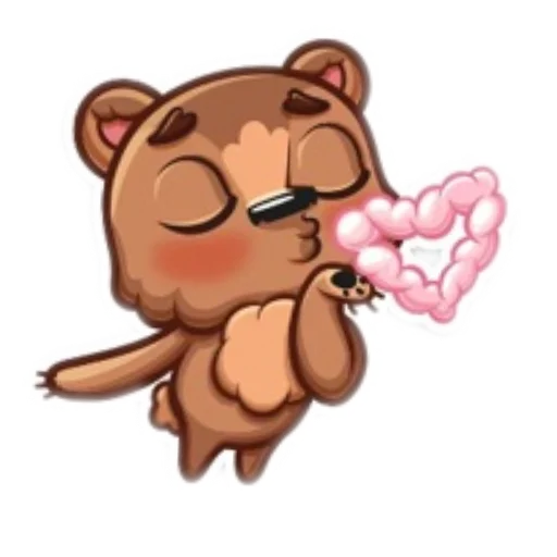 😘 Стикер «Мишки» для Telegram