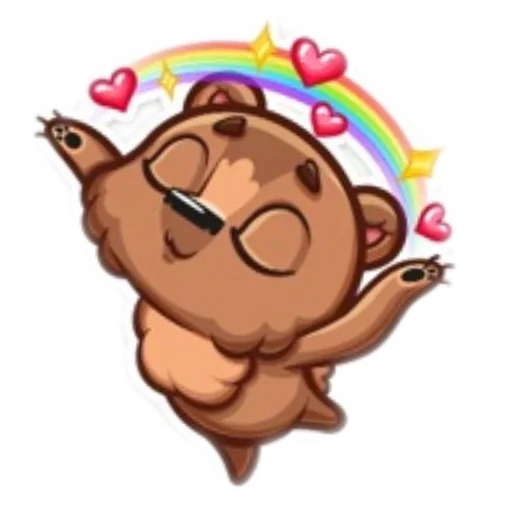 🥰 Стикер «Мишки» для Telegram