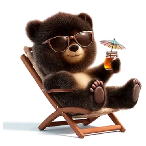 🤤 Стикер «Мишутка по имени Макс» для Telegram