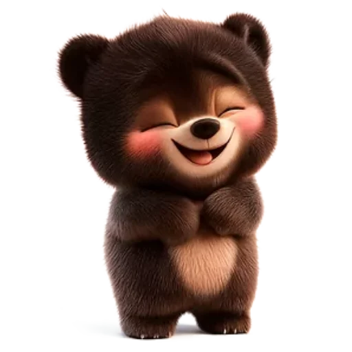 ☺️ Стикер «Мишутка по имени Макс» для Telegram