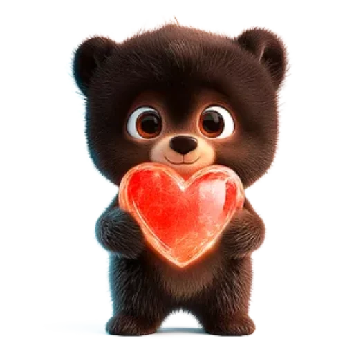 ❤️ Стикер «Мишутка по имени Макс» для Telegram