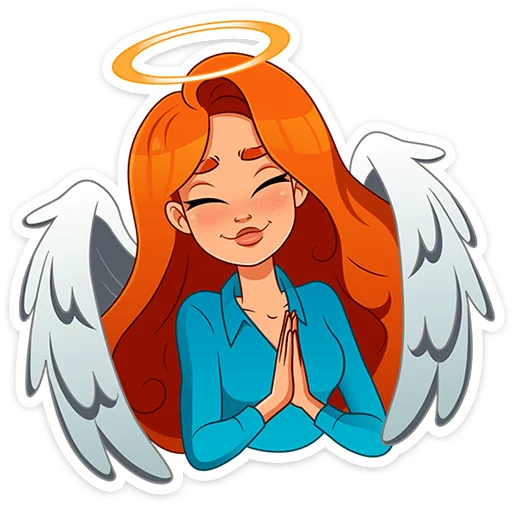 😇 Стикер «Мисс Бомбори» для Telegram