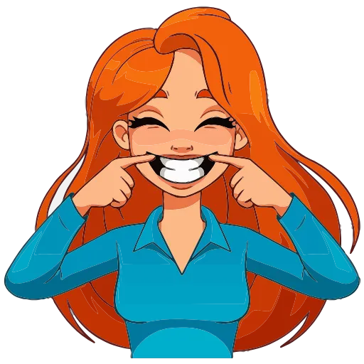 😄 Эмодзи «Мисс Бомбори» для Telegram