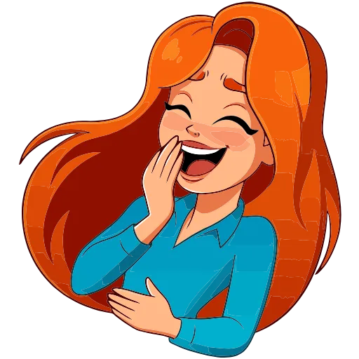 😆 Эмодзи «Мисс Бомбори» для Telegram