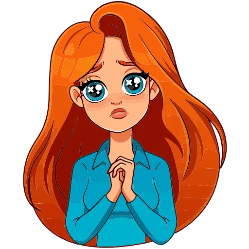🥺 Эмодзи «Мисс Бомбори» для Telegram