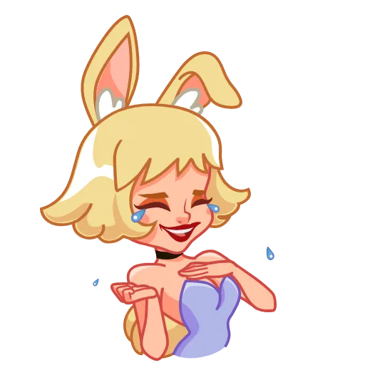Стикерпак Miss Bunny для Telegram