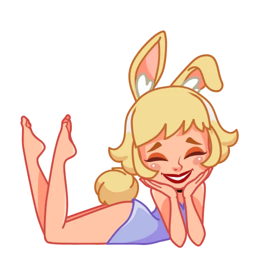☺️ Стикер «Miss Bunny» для Telegram