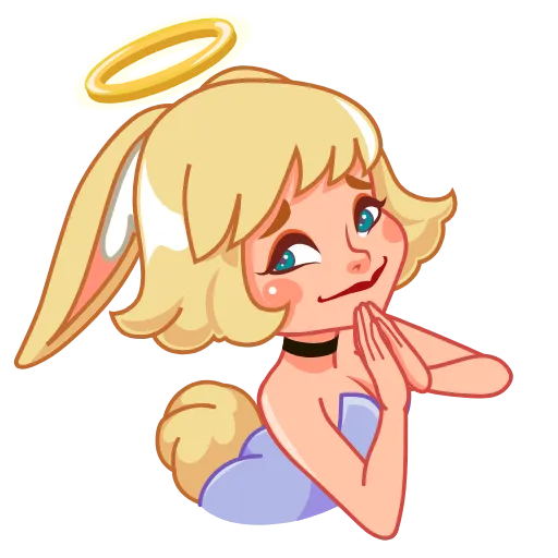 😇 Стикер «Miss Bunny» для Telegram