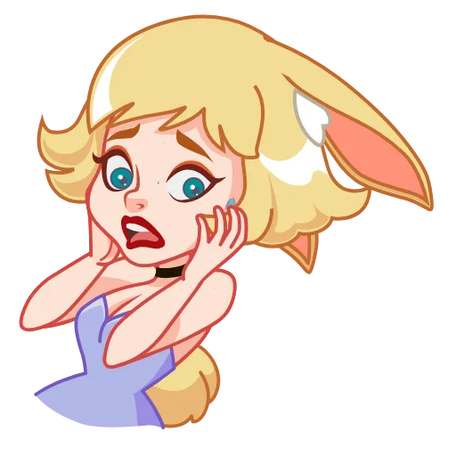 😨 Стикер «Miss Bunny» для Telegram