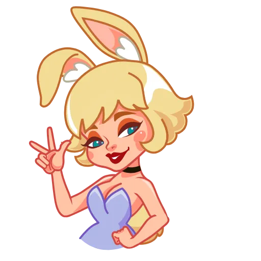 👋 Стикер «Miss Bunny» для Telegram