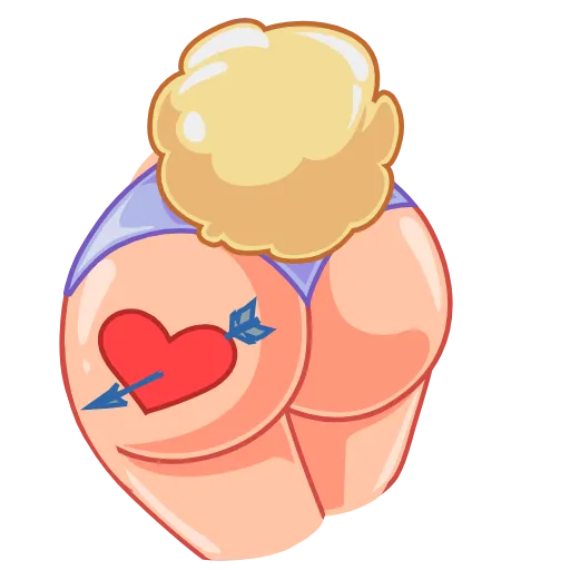 🍑 Стикер «Miss Bunny» для Telegram