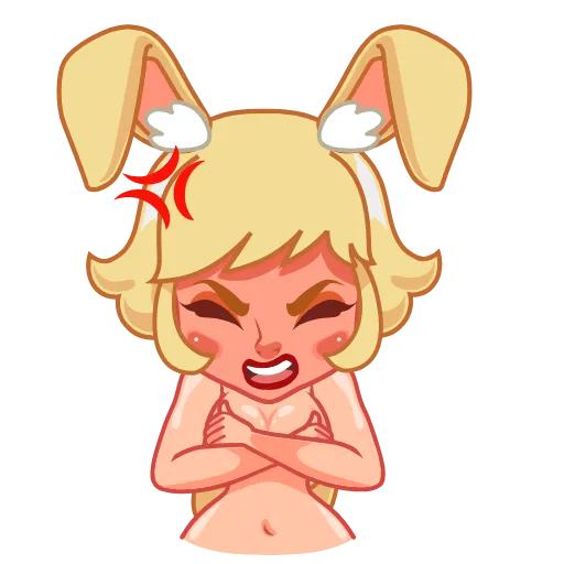 😳 Стикер «Miss Bunny» для Telegram
