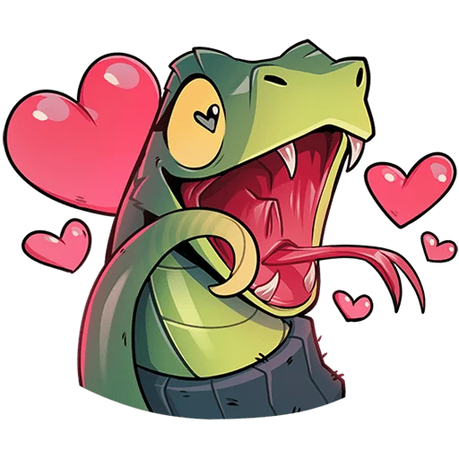 🥰 Стикер «Шипучка Без Текста» для Telegram