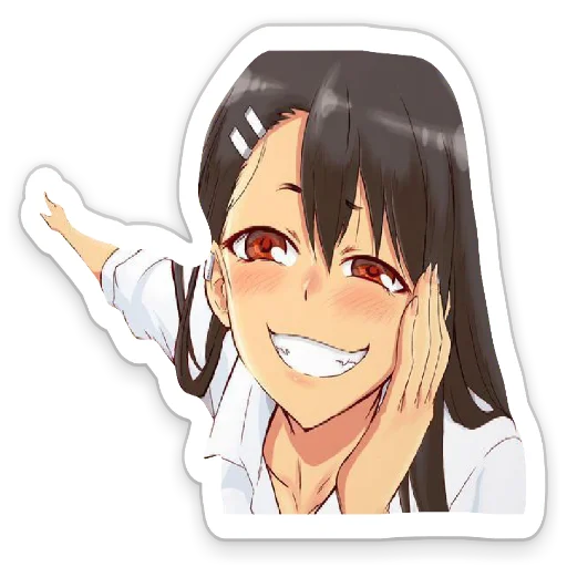 👉 Стикер «Nagatoro Нагаторо» для Telegram
