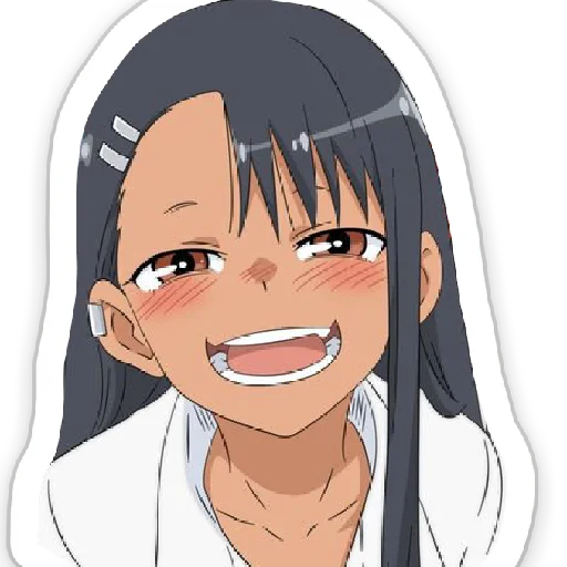 ☺ Стикер «Nagatoro Нагаторо» для Telegram