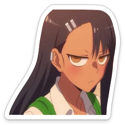 👿 Стикер «Nagatoro Нагаторо» для Telegram
