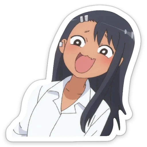 🤣 Стикер «Nagatoro Нагаторо» для Telegram