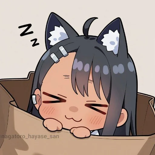 😴 Стикер «Nagatoro Нагаторо» для Telegram