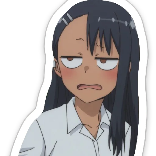 😟 Стикер «Nagatoro Нагаторо» для Telegram