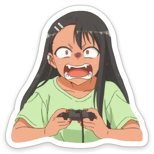 🎮 Стикер «Nagatoro Нагаторо» для Telegram