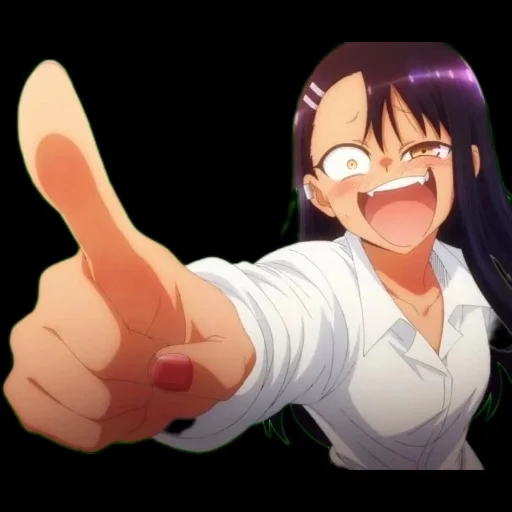 🫵 Стикер «Nagatoro Нагаторо» для Telegram