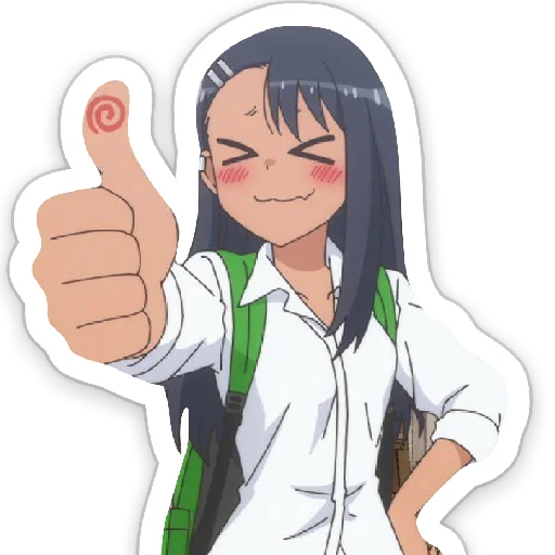 👍 Стикер «Nagatoro Нагаторо» для Telegram