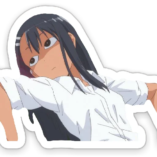 😐 Стикер «Nagatoro Нагаторо» для Telegram