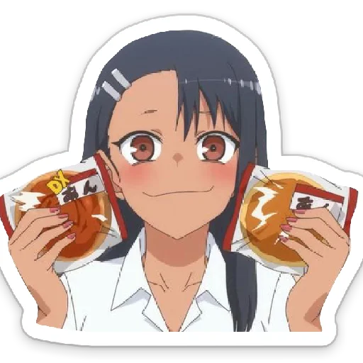 🤤 Стикер «Nagatoro Нагаторо» для Telegram