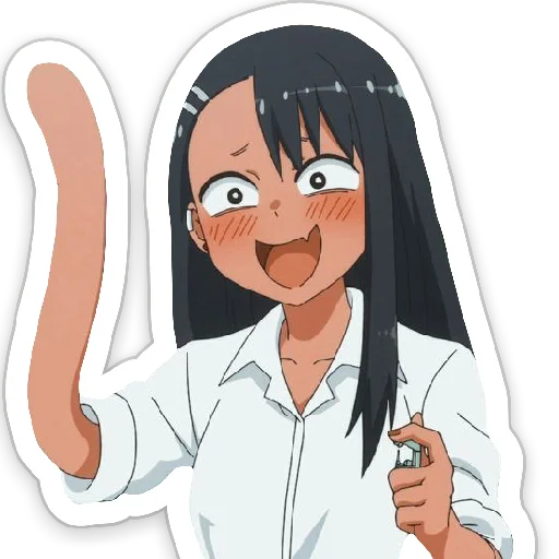 😅 Стикер «Nagatoro Нагаторо» для Telegram