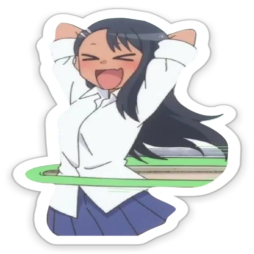 💪 Стикер «Nagatoro Нагаторо» для Telegram