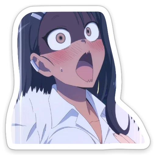 😰 Стикер «Nagatoro Нагаторо» для Telegram