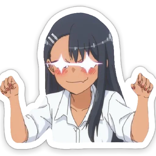 🤩 Стикер «Nagatoro Нагаторо» для Telegram