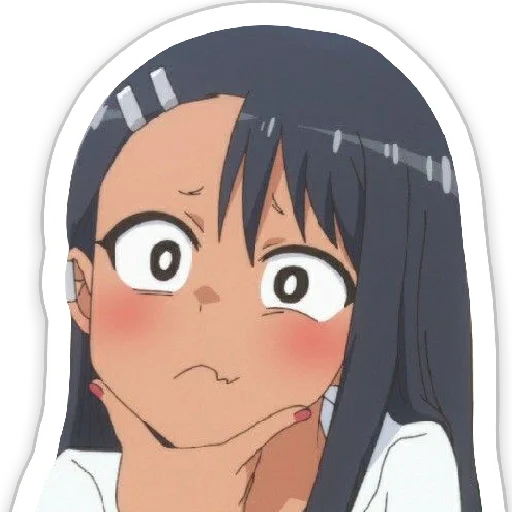 🤔 Стикер «Nagatoro Нагаторо» для Telegram