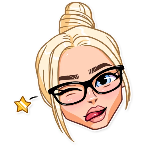 😜 Стикер «Miss Alena» для Telegram