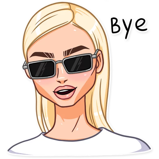 👋 Стикер «Miss Alena» для Telegram