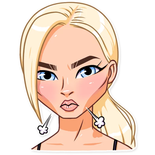 😤 Стикер «Miss Alena» для Telegram