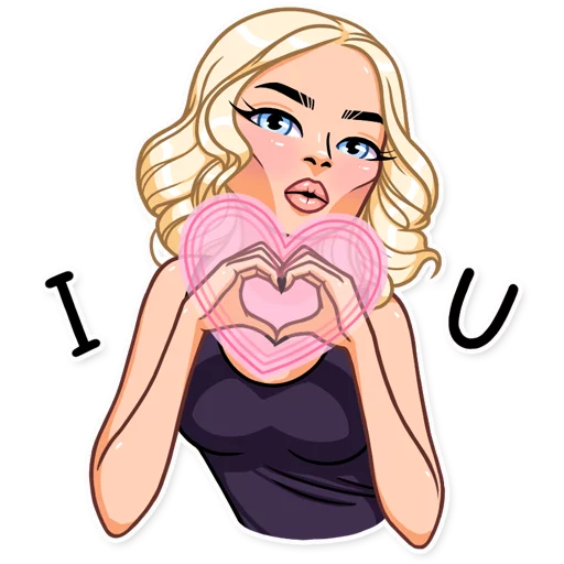 💗 Стикер «Miss Alena» для Telegram