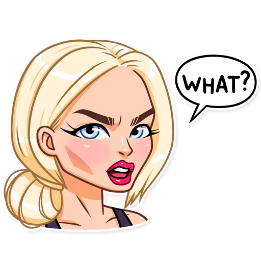 ⁉️ Стикер «Miss Alena» для Telegram