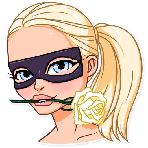 🌹 Стикер «Miss Alena» для Telegram