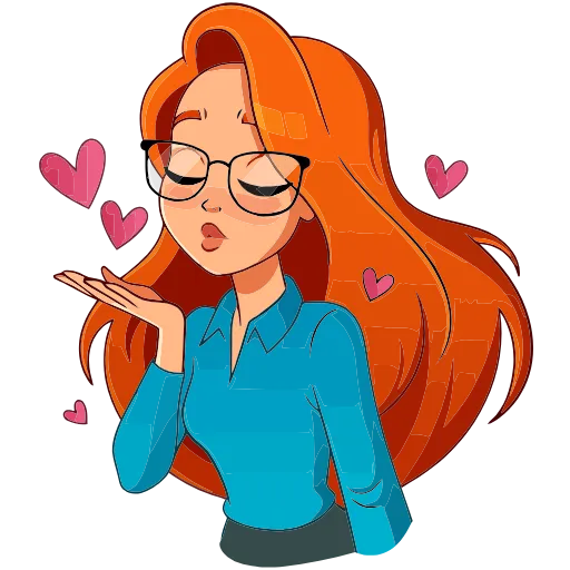 😘 Эмодзи «Мисс Бомбори» для Telegram
