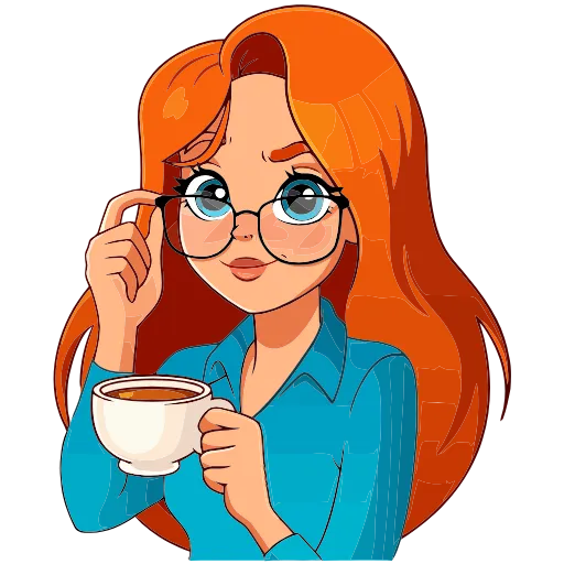 ☕ Эмодзи «Мисс Бомбори» для Telegram