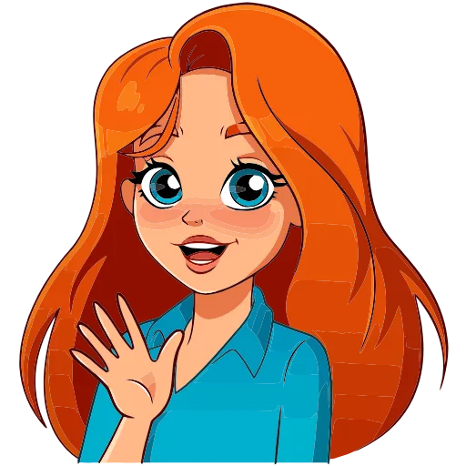 👋 Эмодзи «Мисс Бомбори» для Telegram