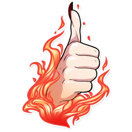 👍 Стикер «Miss Devil» для Telegram