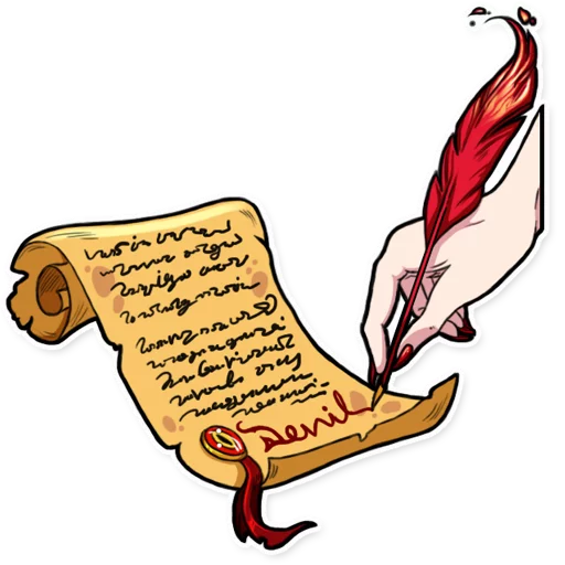 ✍ Стикер «Miss Devil» для Telegram