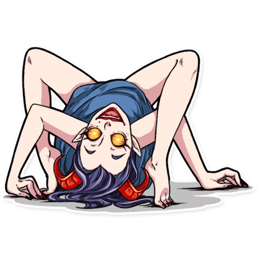 🙃 Стикер «Miss Devil» для Telegram