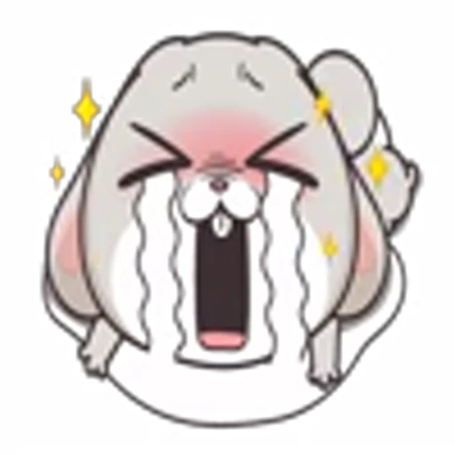 😭 Эмодзи «Miss Rabbit Pack» для Telegram